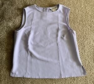PENDLETON LADIES SIZE 12 SLEEVELESS Blouse Lightweight